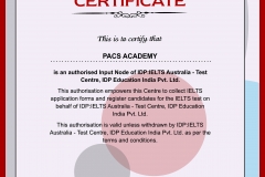 IDP Authorized certificate